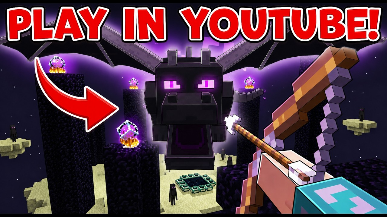Minecraft but it's PLAYABLE in YouTube!