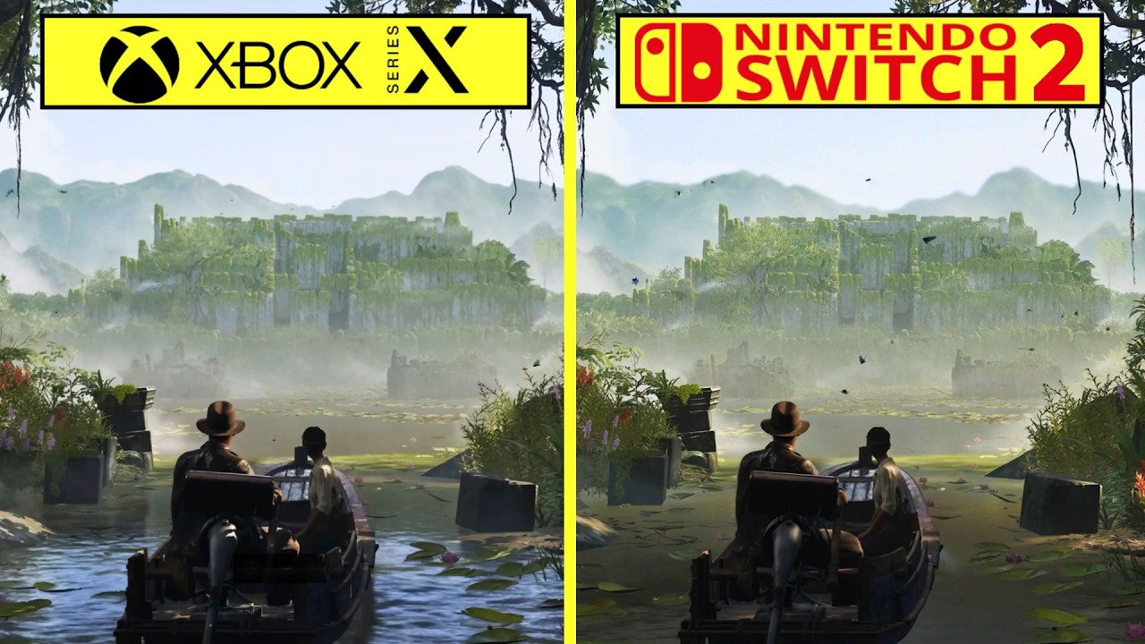 Indiana Jones and the Great Circle Nintendo Switch 2 vs Xbox Series X Early Graphics Comparison