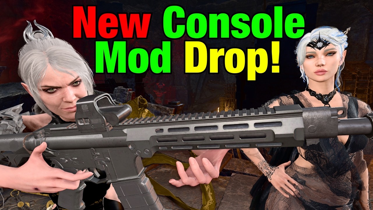 HUGE NEW CONSOLE MOD DROP in Baldur