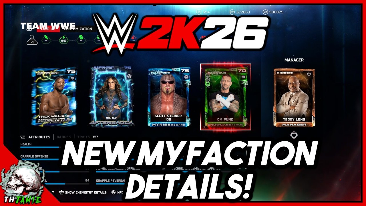 NEW MYFACTION DETAILS! WWE 2K26