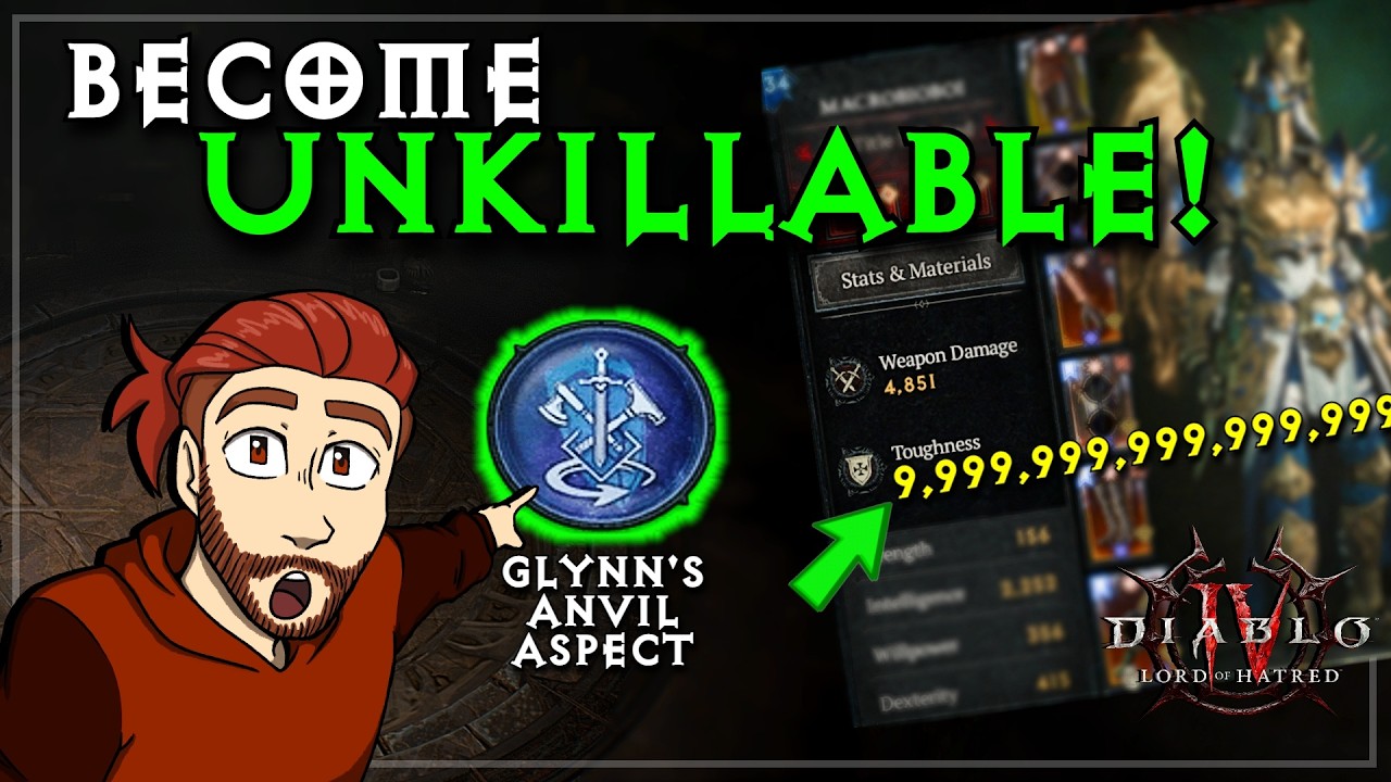 Become IMMORTAL With a Single Aspect in Diablo 4! Resolve Stacking Explained: Glynn