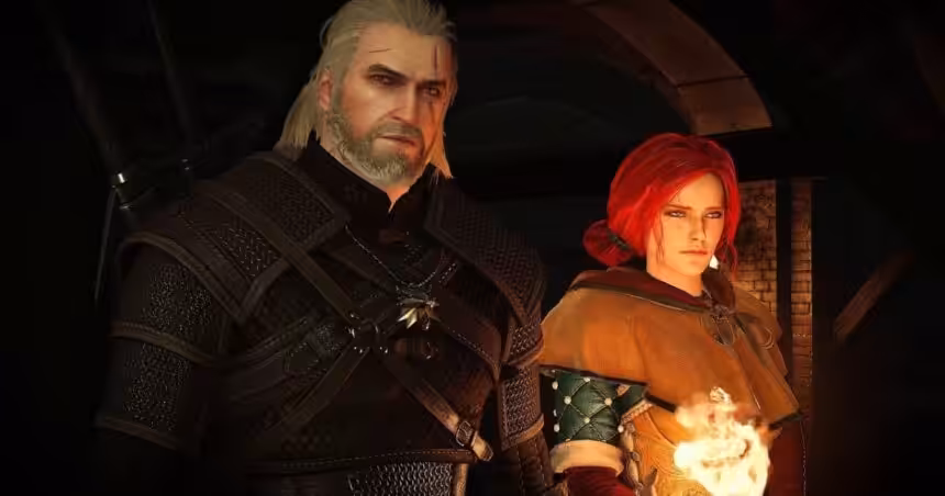 The Witcher 3 Geralt ve Triss
