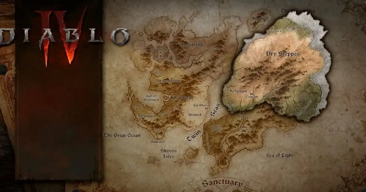 Diablo 4 Lord of Hatred Skovos haritası