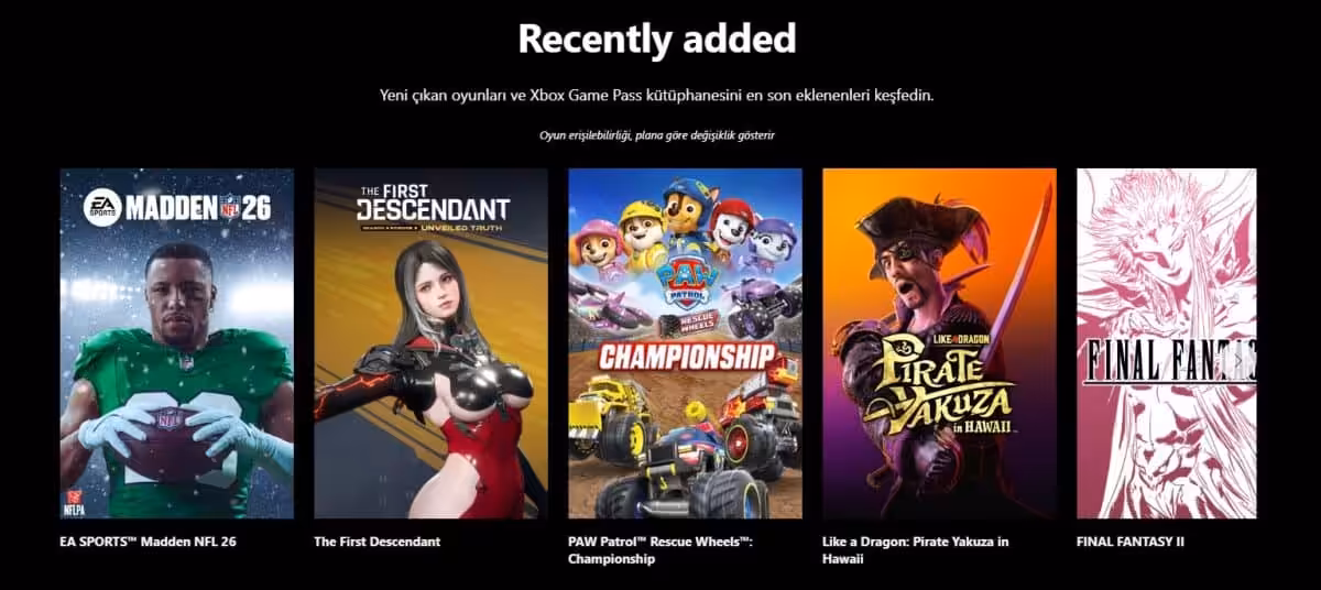 Xbox Game Pass kütüphanesine iki yeni oyun eklendi 2 Xbox Game Pass kütüphanesine iki yeni oyun