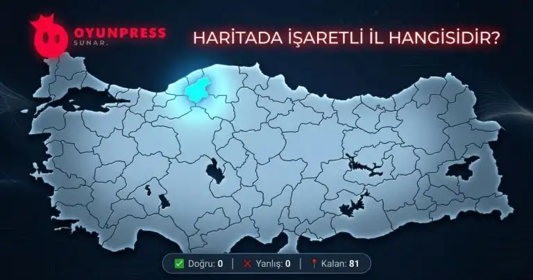Türkiye İl Bulma Oyunu